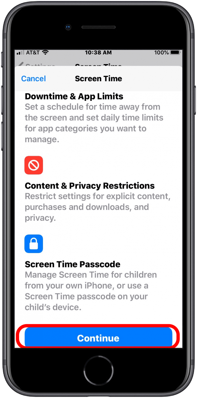block website safari ipad turn on screen time