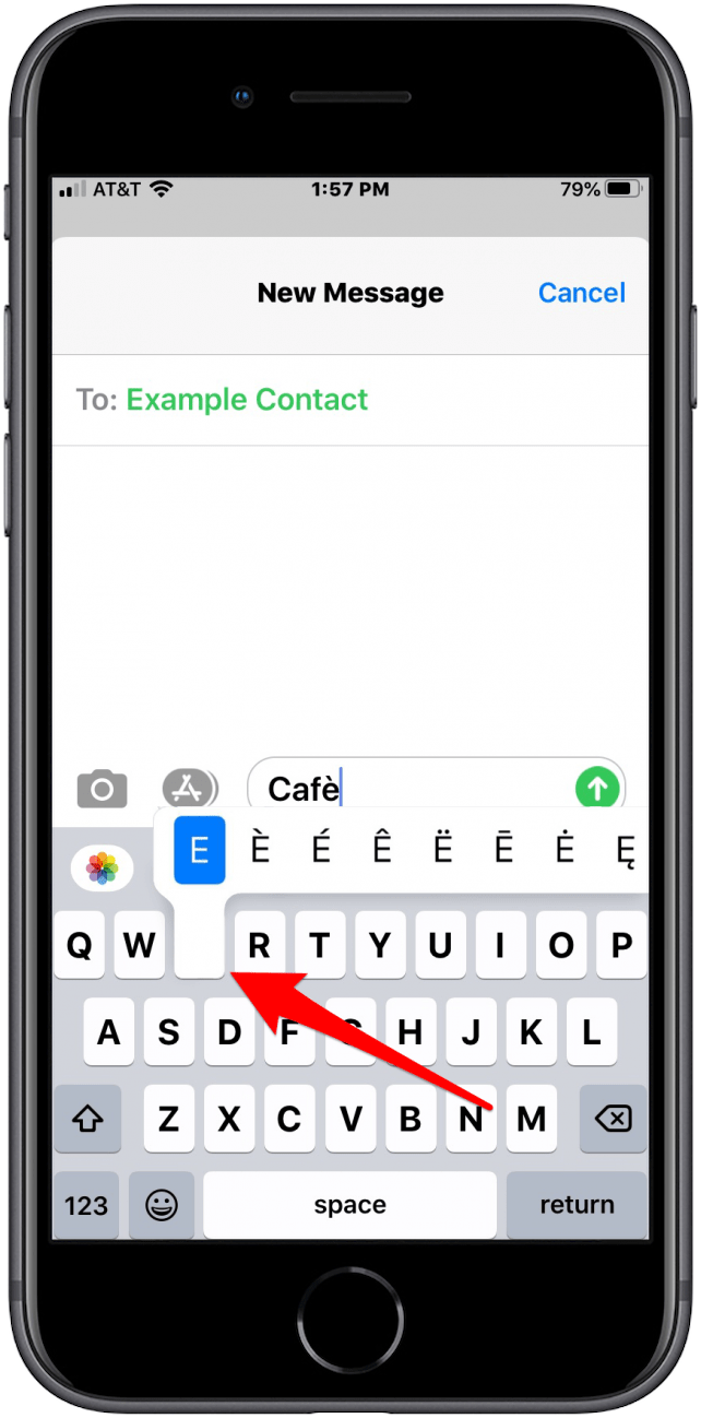How To Type E Other Accent Marks On The Iphone Keyboard