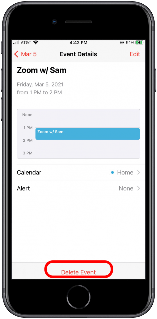 How to Delete Calendar Events on Your iPhone