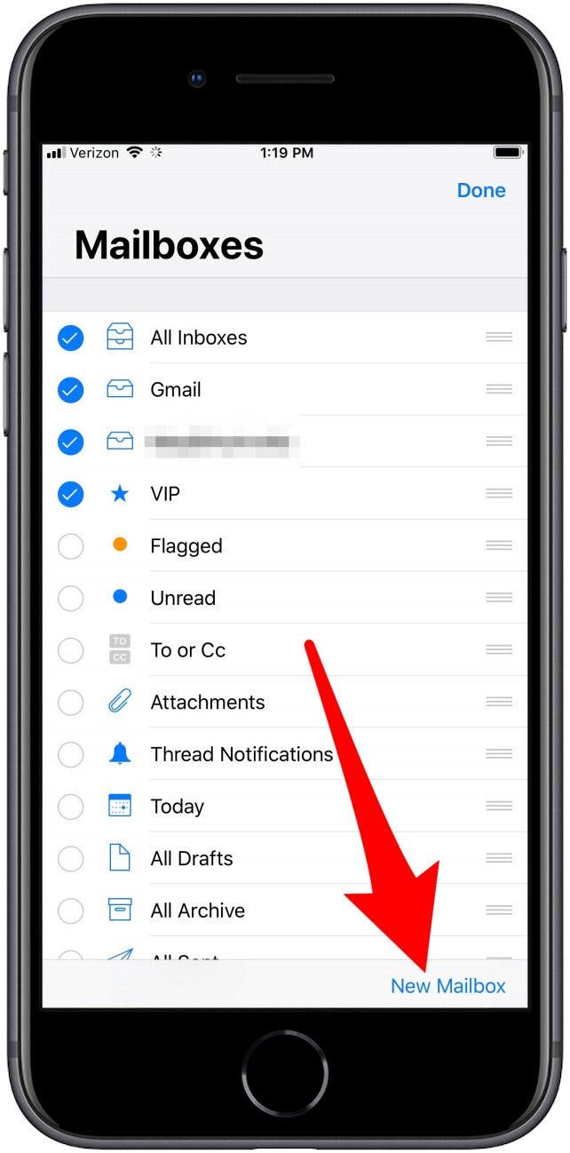 how to create a folder in apple mail app