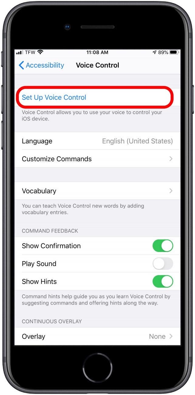 How to Turn on Voice Control on the iPhone