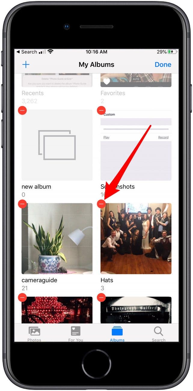 How to Delete Photo Albums from Your iPhone