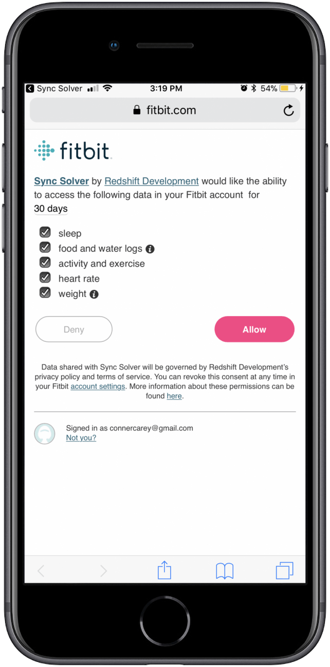 Fitbit scale sync with apple health hotsell