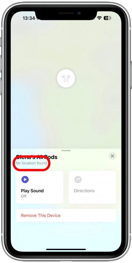 If you don't see the location of your AirPods, which can happen for several reasons.