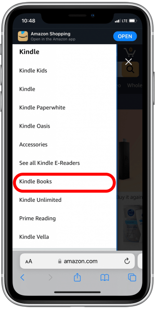 You can rename the icon by tapping the title. I like mine to be called Buy eBooks.