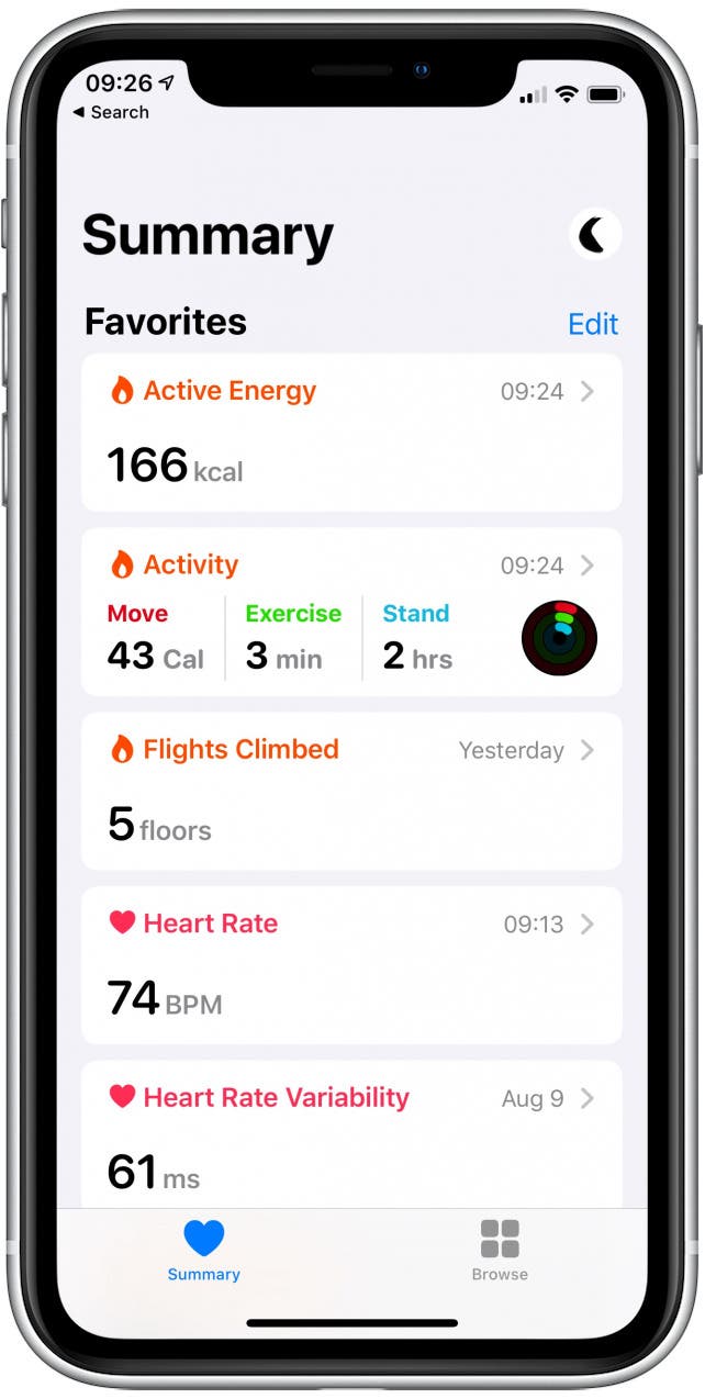 fitbit and health app