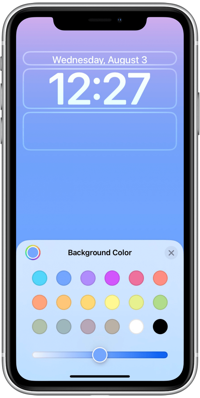 How to Change Lock Screen on iPhone to a Gradient Color