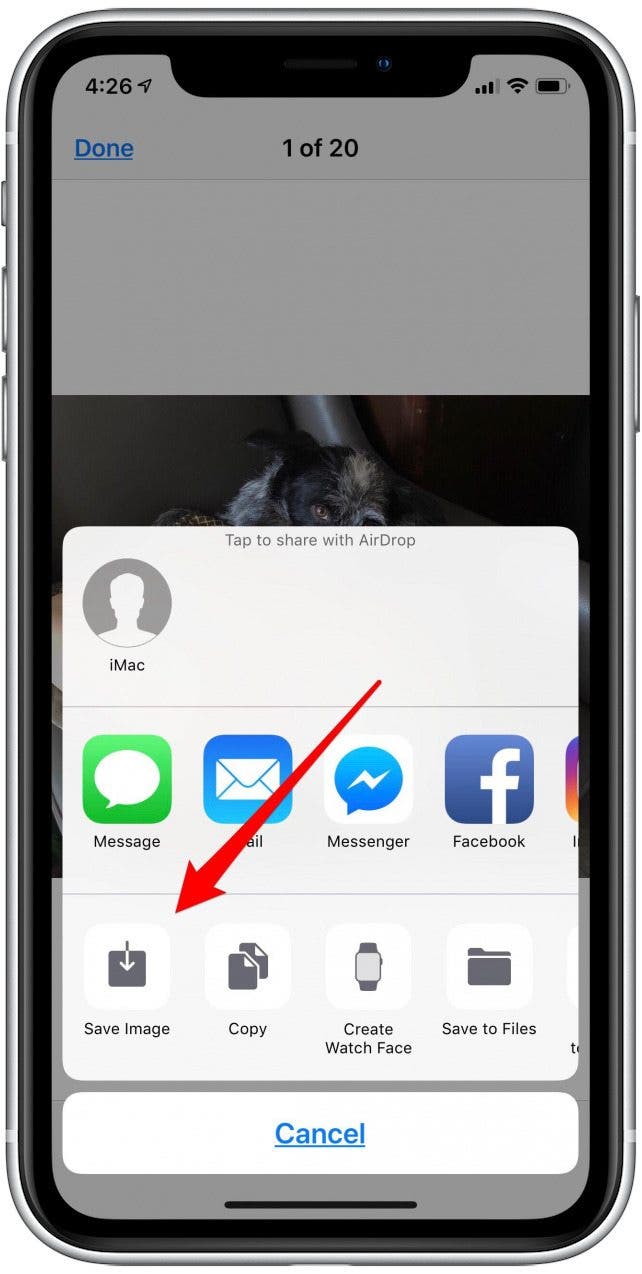 how to download photos from messenger
