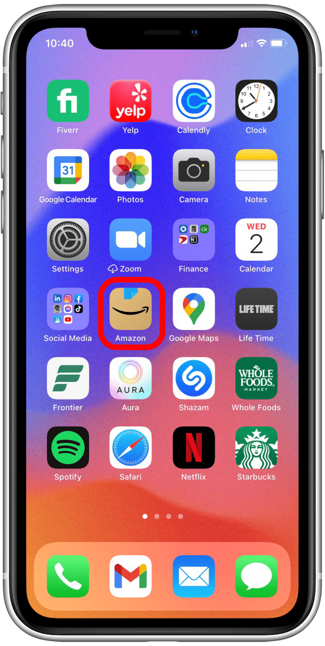 Accessing Amazon from your IPhone
