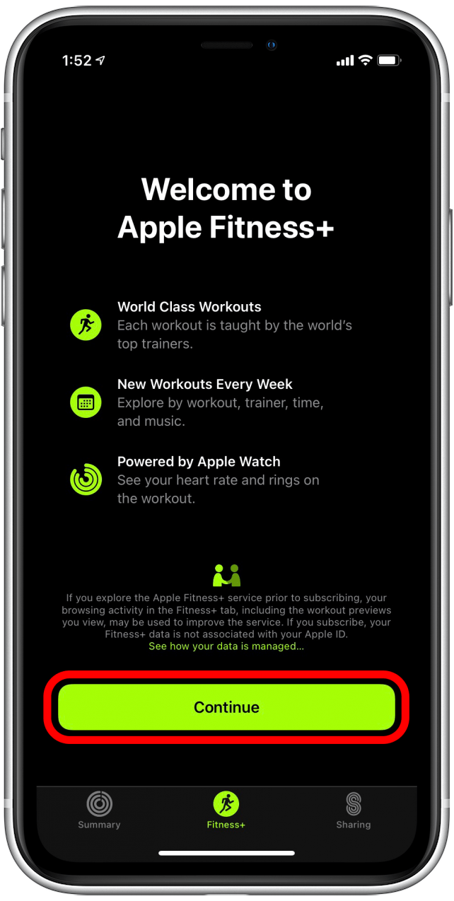 Apple fitness sales class