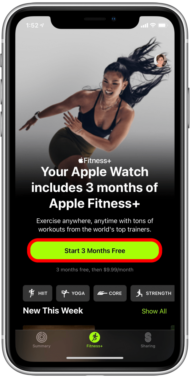 Apple fitness free with apple watch sales