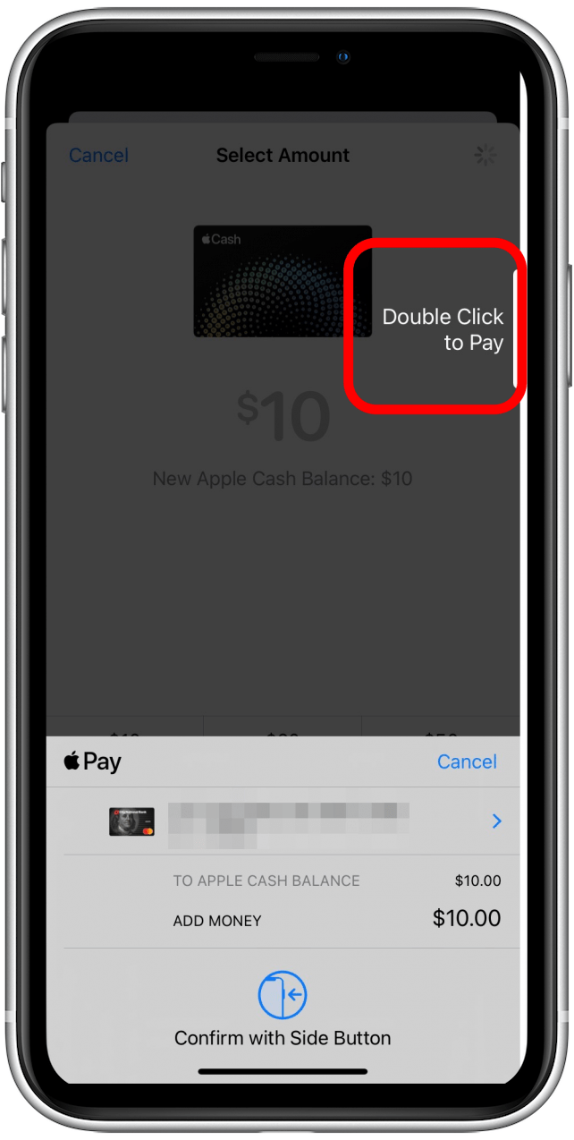 Double-tap Side button