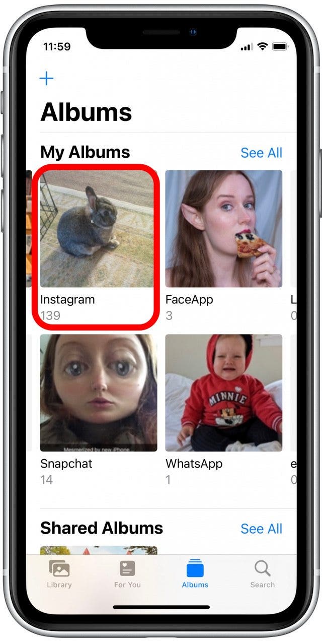 Tap to open the album whose main picture you want to change. This is how to make an album cover on iPhone.