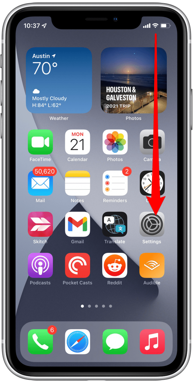 open control center