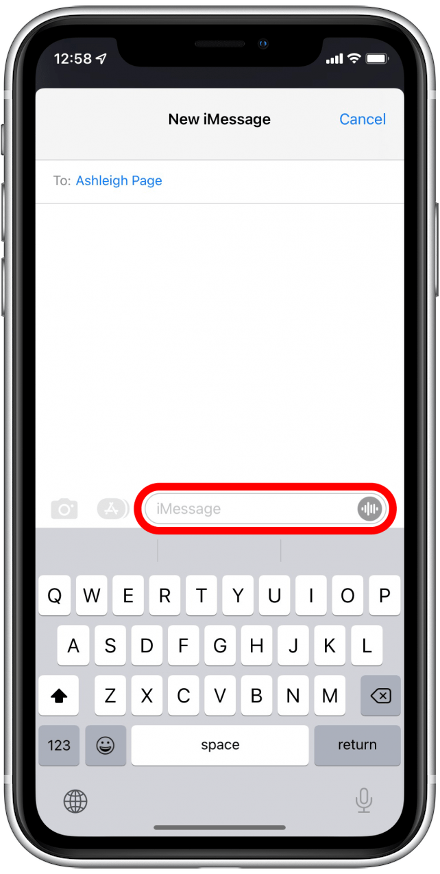 iphone answer call with text message