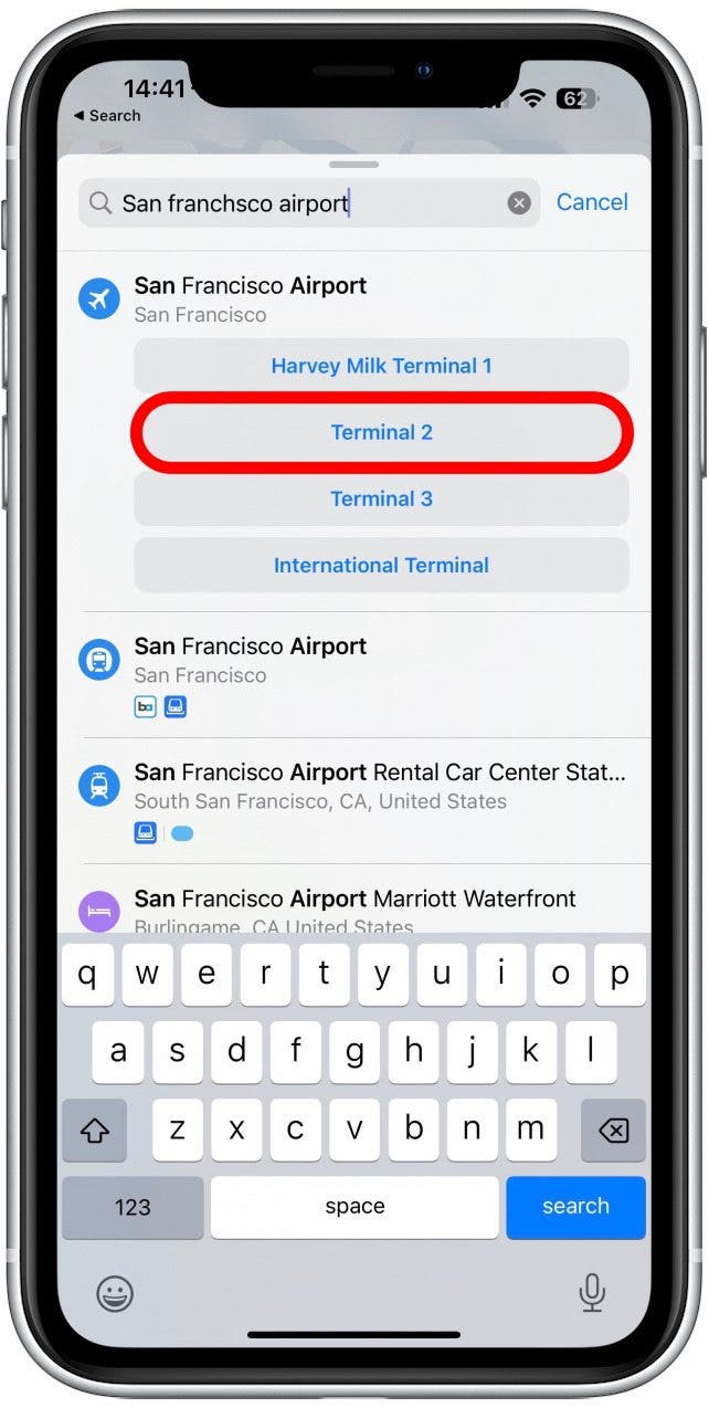 Tap to select it. 
