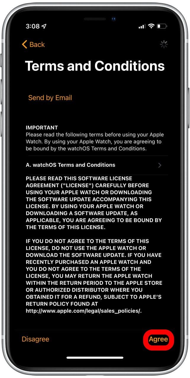 Update your apple sales watch to finish pairing