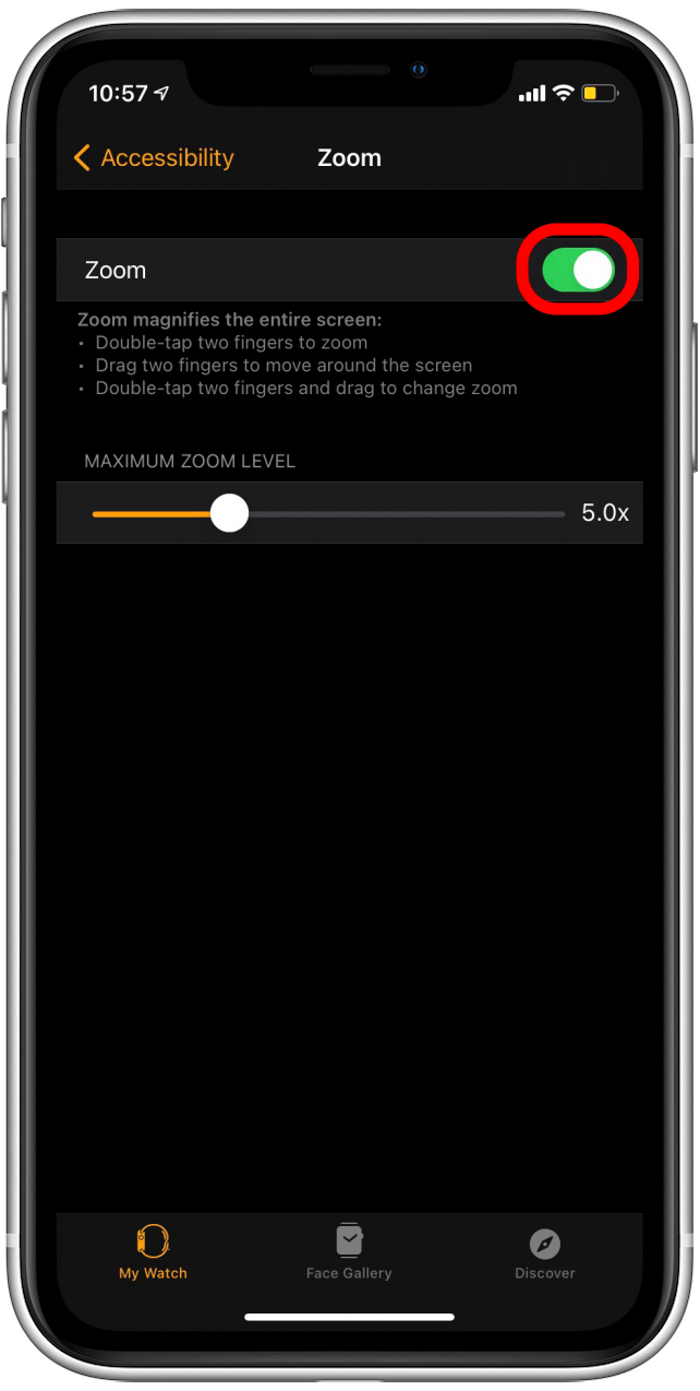 How to Unzoom the Apple Watch