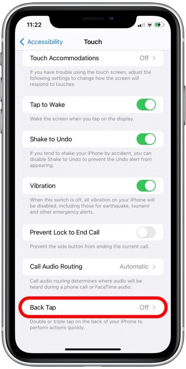 Use Back Tap to Quickly Open Your iPhone Camera