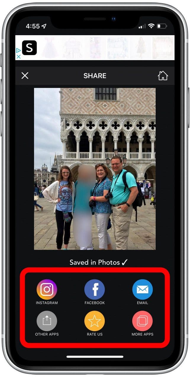 How to Blur a Picture or Part of a Picture on iPhone
