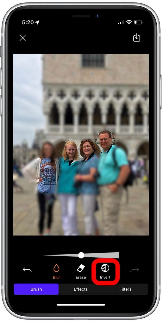 How to Blur a Picture or Part of a Picture on iPhone