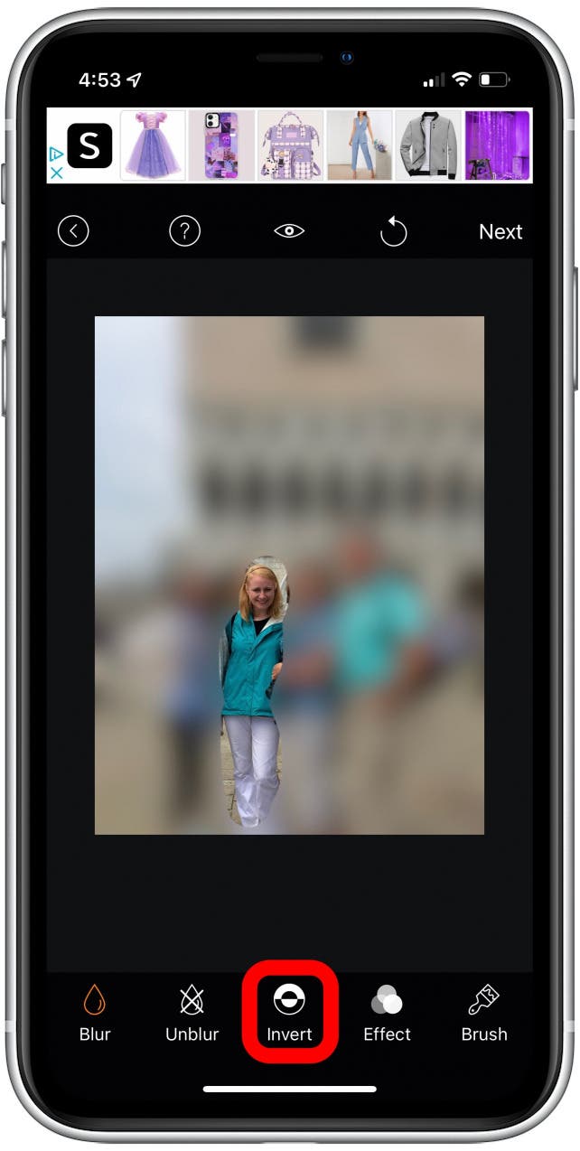 How to Blur a Picture or Part of a Picture on iPhone
