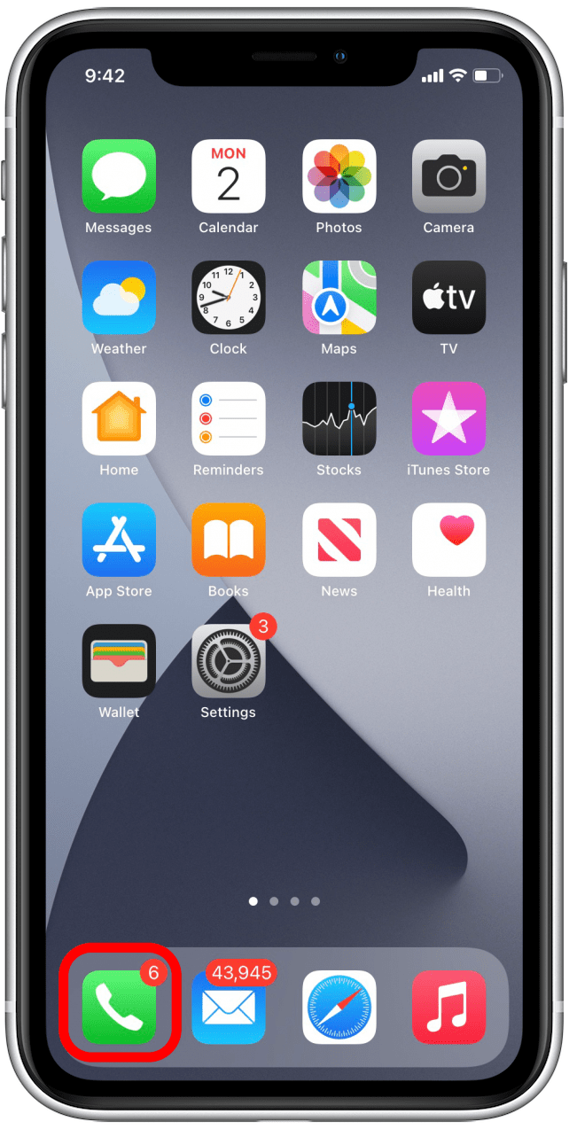 Open Phone app