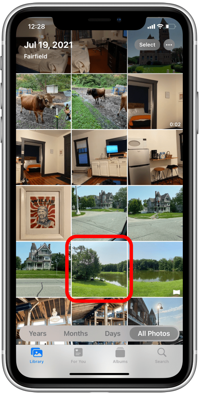Select photo