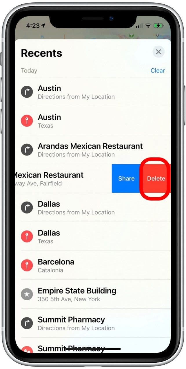 How to Delete Apple Maps History on Your iPhone