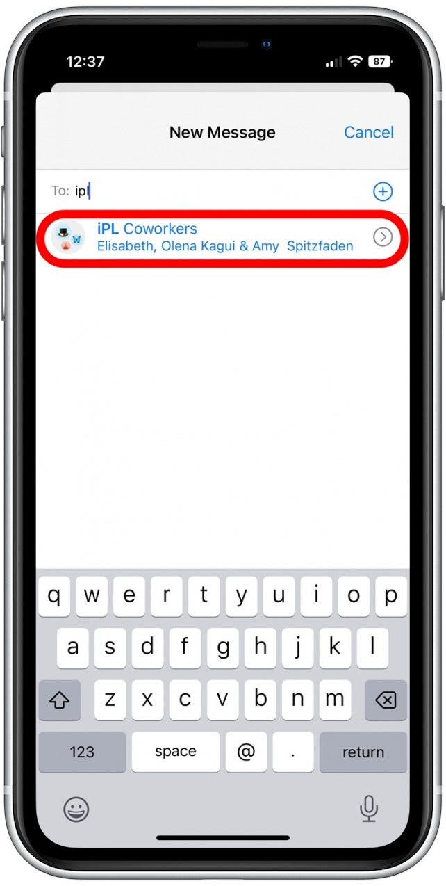 Create a Contact Group on iPhone—the Easy Way! (Dec 2022)