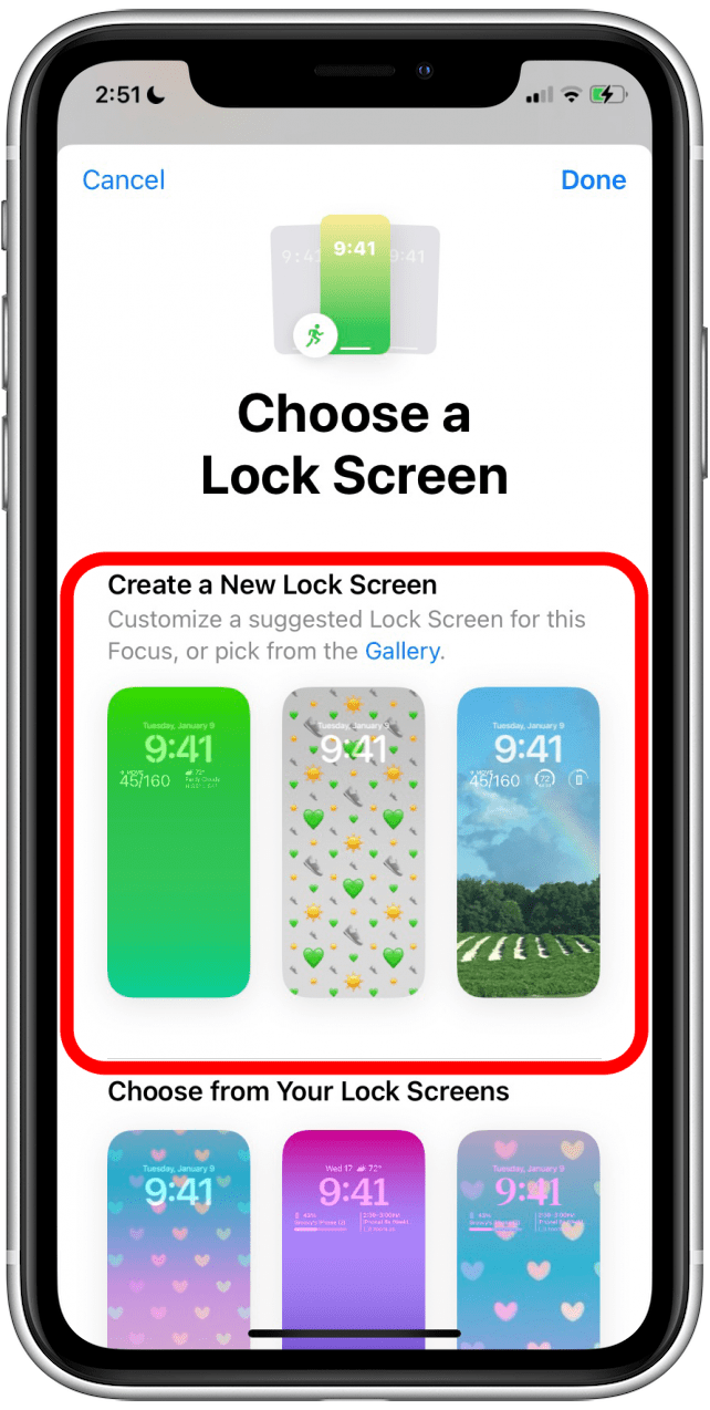 How to Set Lock Screen to Display a Focus (iOS 16)