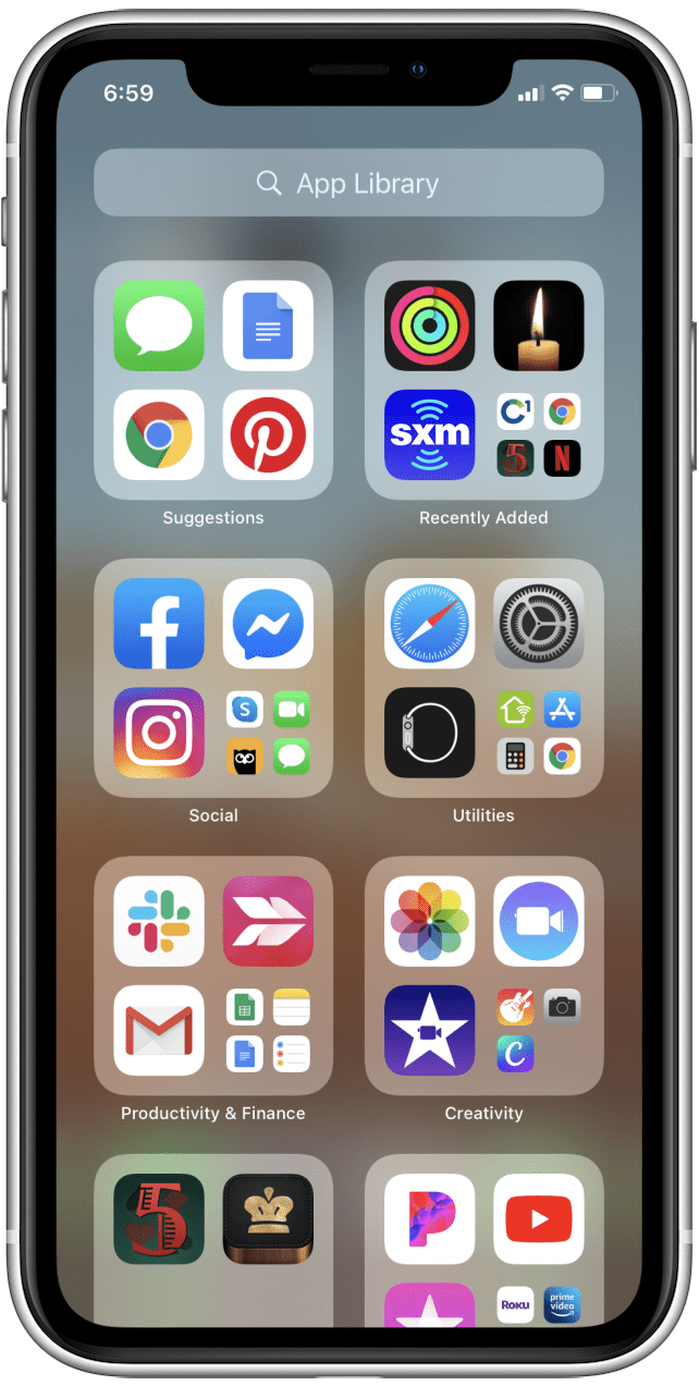 App Library in iOS 14