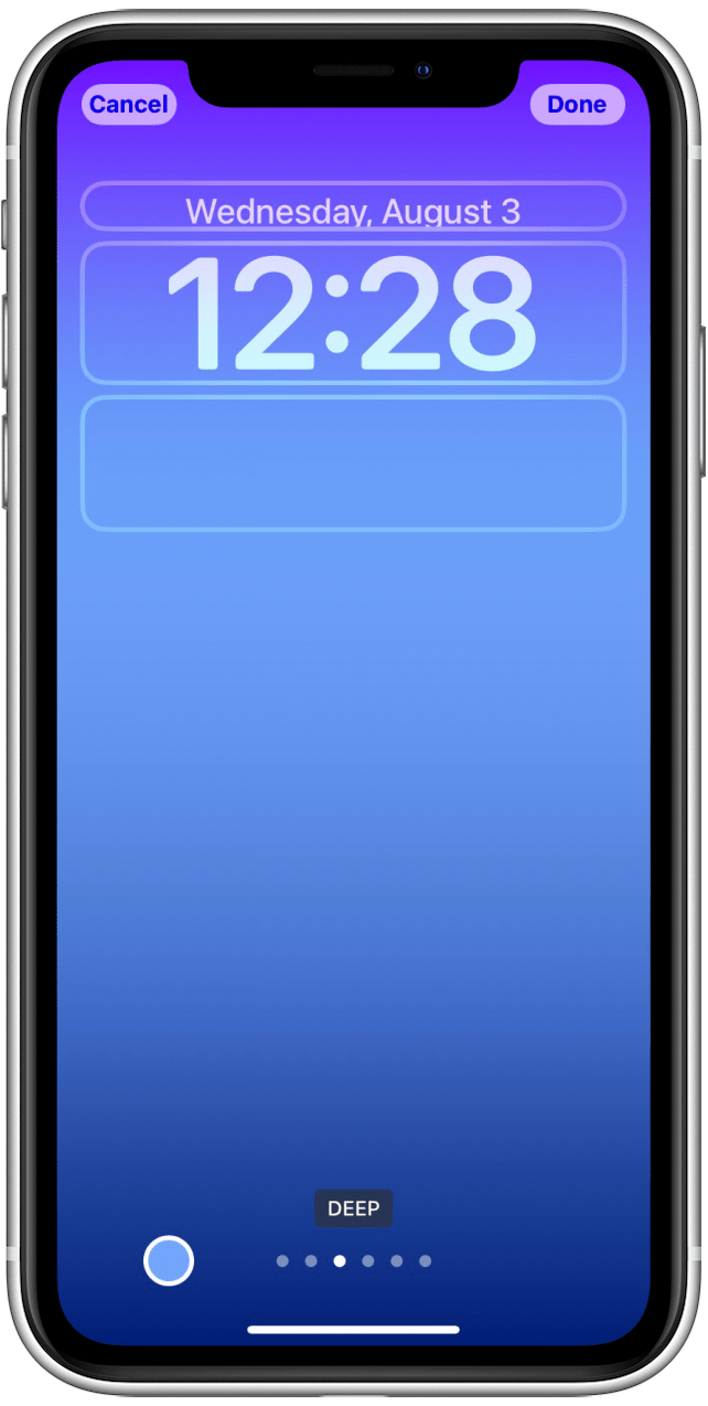 How to Change Lock Screen on iPhone to a Gradient Color