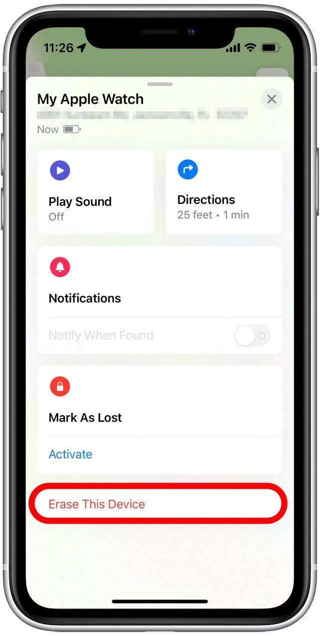 How to erase apple watch remotely