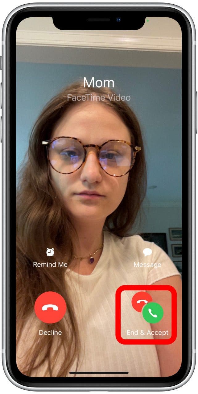 Incoming Facetime Call Template