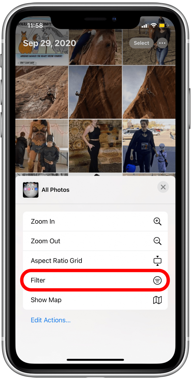 How to Filter Photos in the iPhone Photos App in iOS 14