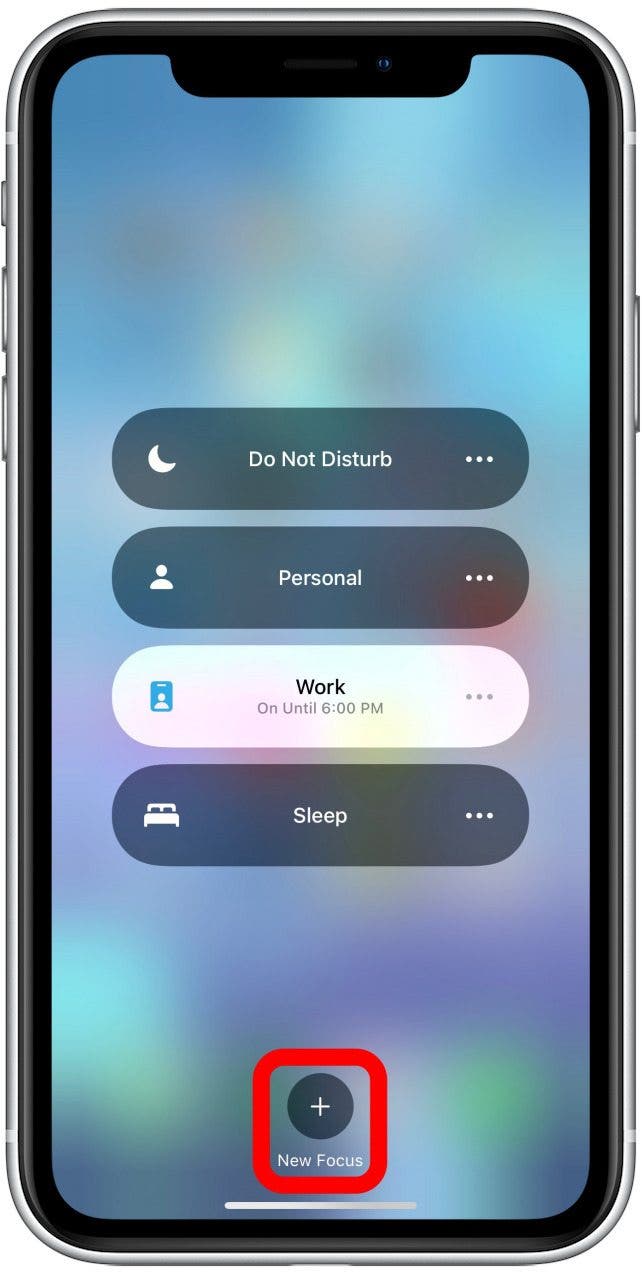 How to Turn On iPhone Focus Mode