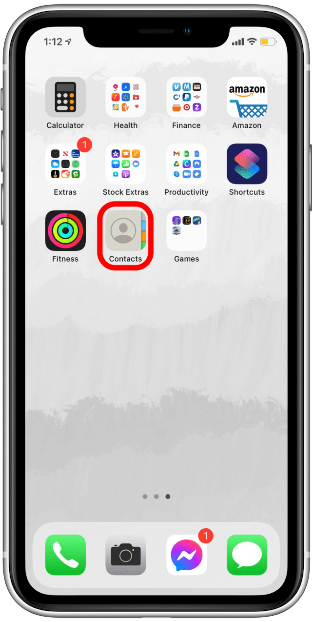 how to find owner of iPhone in contacts