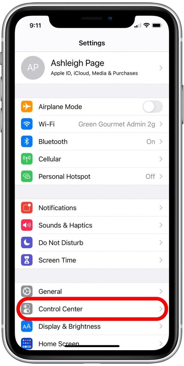 Flashlight Missing from Control Center on iPhone? How to Get It Back