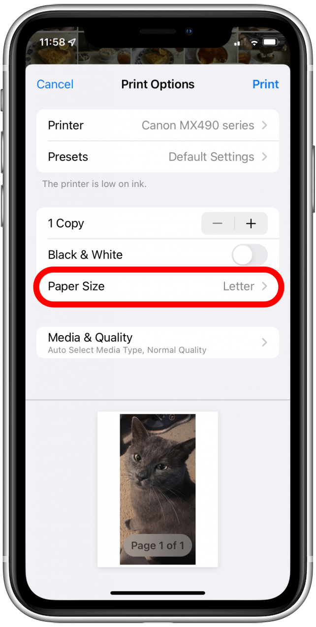 How to Print Pictures from iPhone