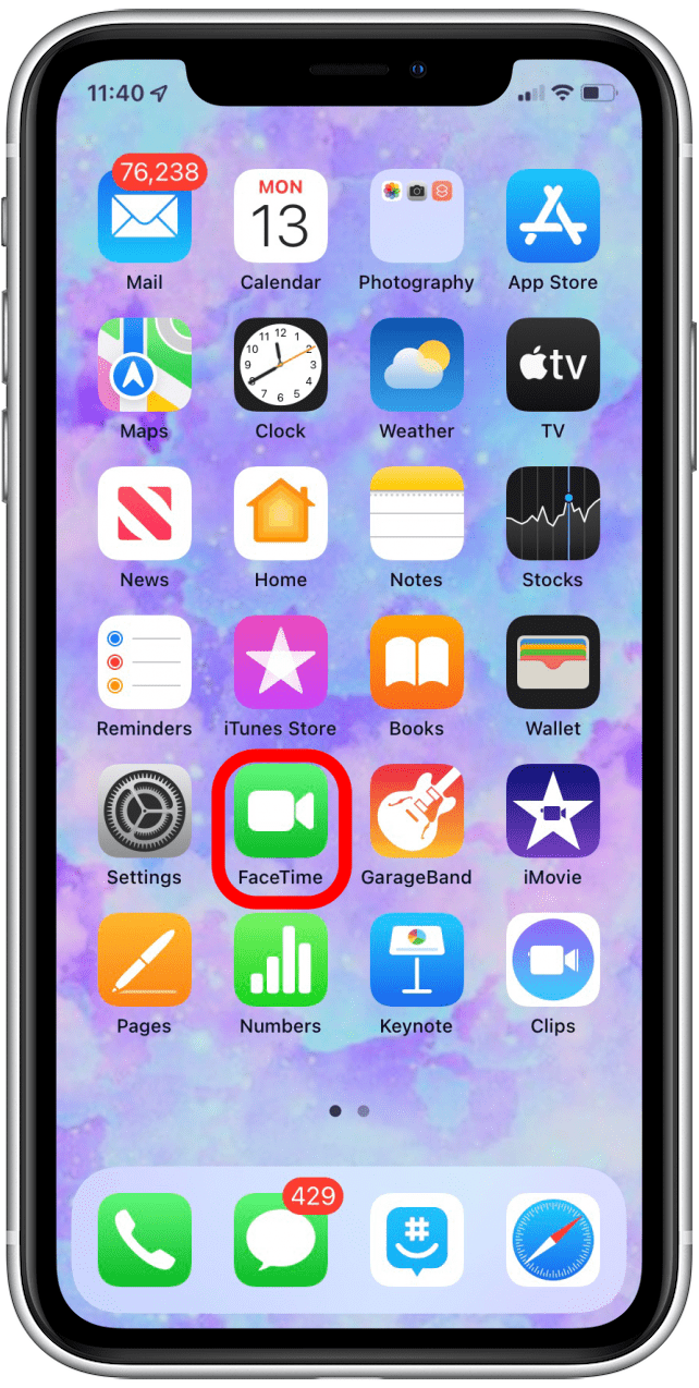 How to Move Your FaceTime Thumbnail Image