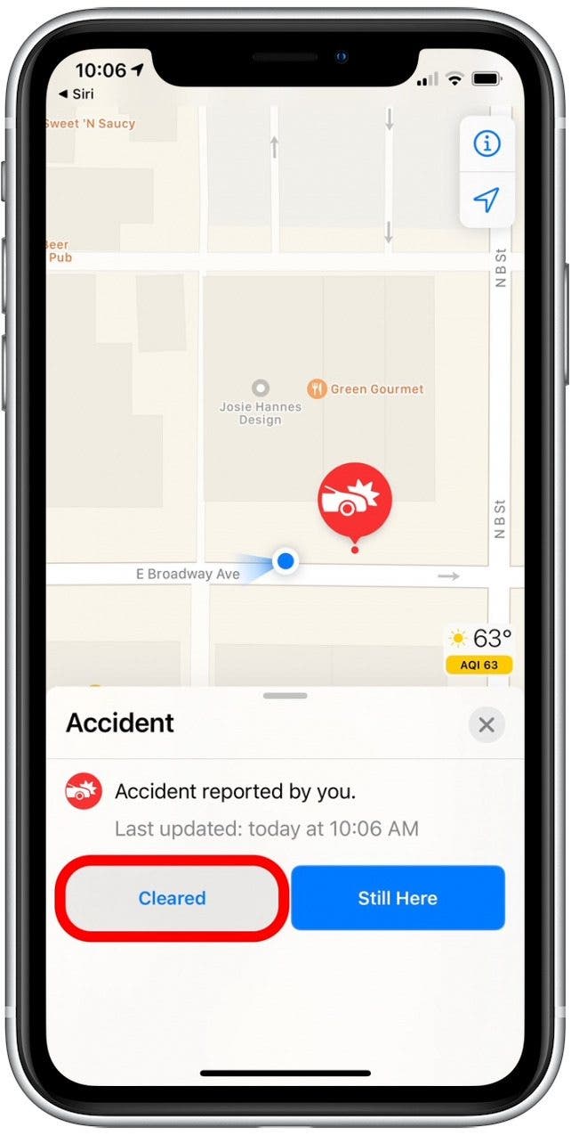 How to Mark a Traffic Incident as Resolved in Apple Maps with iOS 14.5