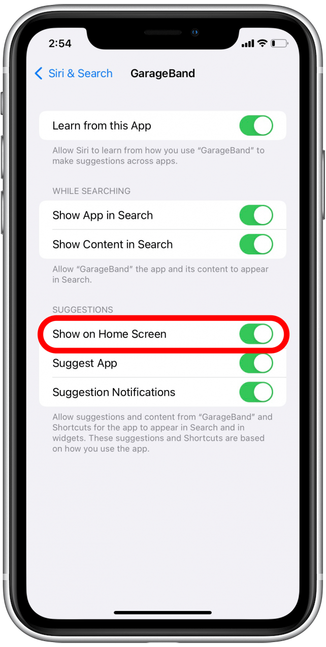 Hide app from iPhone Home Screen