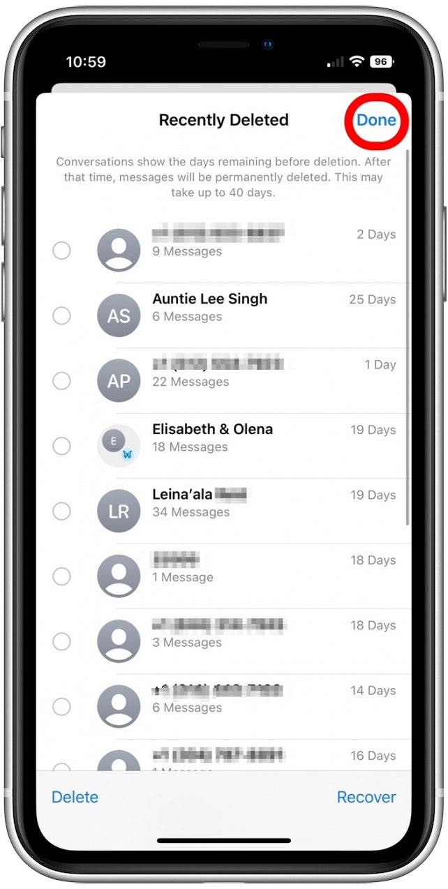 how to find deleted messages on iphone