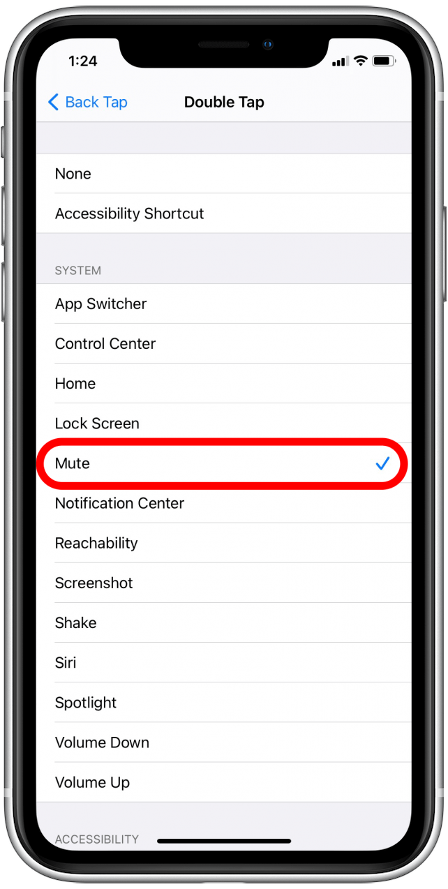Select a function to enable. Once it's selected it will show a blue check mark next to it.