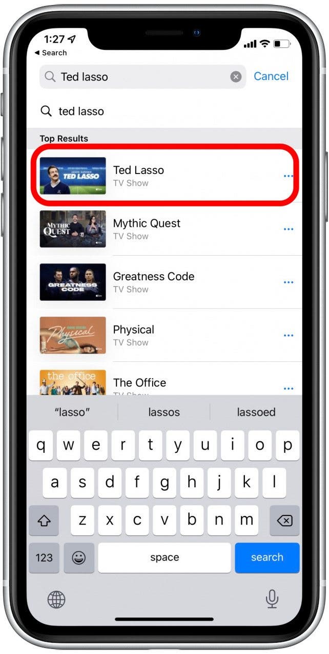 how to watch ted lasso - select Ted Lasso