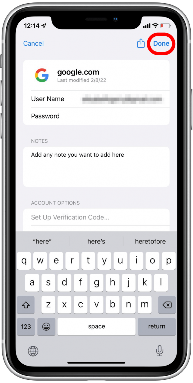 How to Add Notes to iCloud Keychain