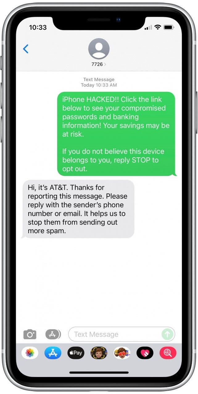How to report spam texts on your iphone www iphonelife