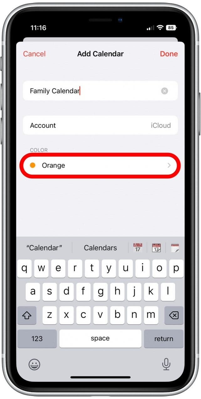 Easily Create a Shared Family Calendar on Your iPhone (iOS 16)