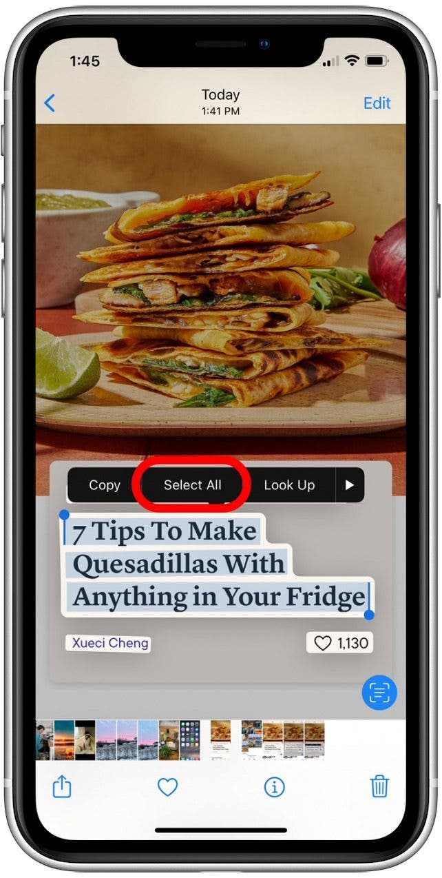 How to Copy and Paste Text from Photos on iPhone & iPad
